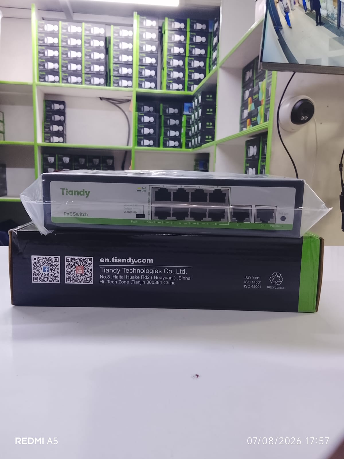 8 Port POE Switch